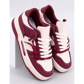 Clavell Wine-Sneaker mit hoher Sohle rot 1