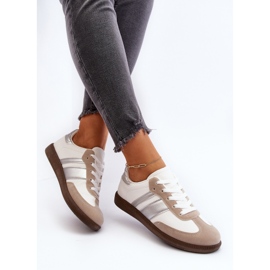 Niedrige Sportschuhe für Damen, Sneakers, Weiß, Cafala 1