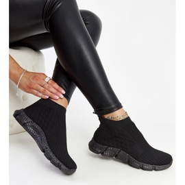 Schwarze, leichte Sport-Sneaker von Vaclav 1