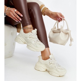 Hellbeige Sport-Sneaker von Feaven 1