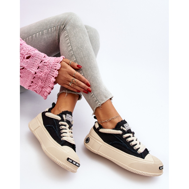 Damen-Sneaker GOE NN2N4061 Schwarz 1