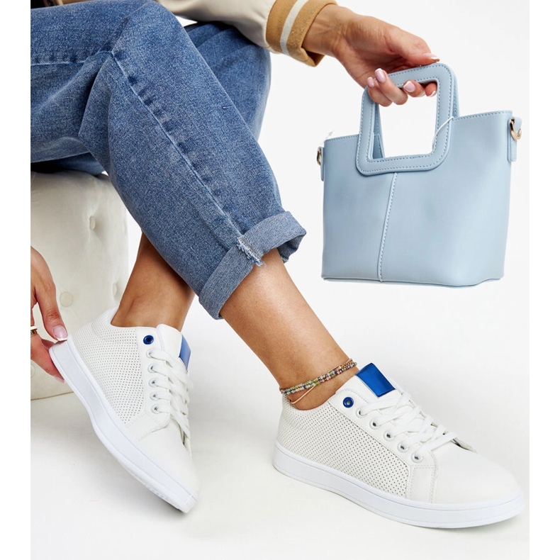 Weiße Sneaker aus Öko-Leder von Semret 1