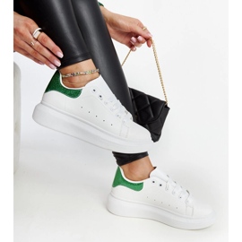Weiße Fatimah-Sneaker aus Öko-Leder 1