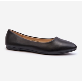 Damen-Ballerinas aus Öko-Leder in Schwarz von Tindomiel 1