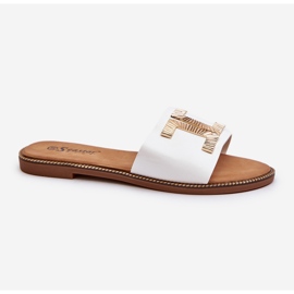 Seastar Damen-Flip-Flops mit Verzierung, weiß Ollavia 1