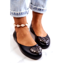 Duftende Gummi-Ballerinas für Damen ZAXY JJ285046 Schwarz 3