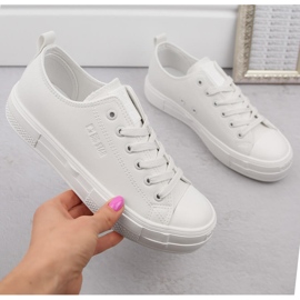 Weiße Damen-Sneaker aus Öko-Leder Big Star NN274860 1
