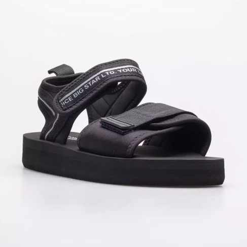Damen Sandalen mit Klettverschluss Big Star LL274784 Schwarz 1