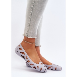 Ballerinas aus Gummi für Damen in Grau Salam 2