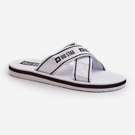 Damen-Flip-Flops mit Schaumstoffsohle Big Star NN274A509 Weiß 2