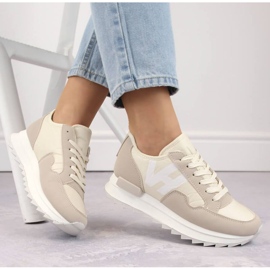 Potocki WOL214 beige Plateau-Sportschuhe 2