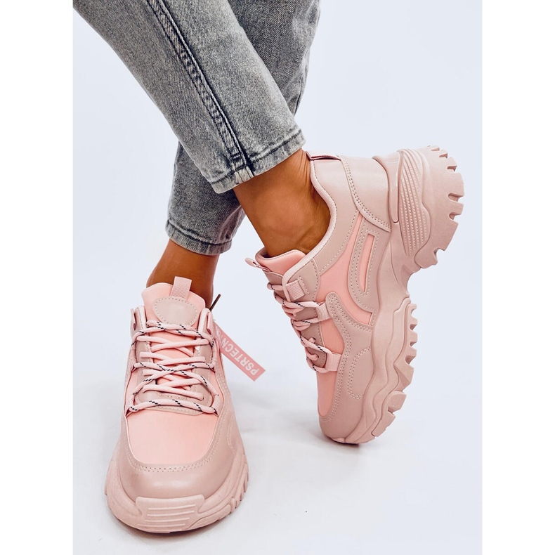 Rosa Keilsneaker von Bains 1