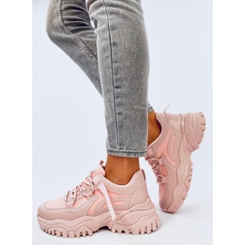 Rosa Keilsneaker von Bains 2