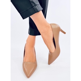 Greave Khaki-Pumps mit niedrigem Absatz beige 1