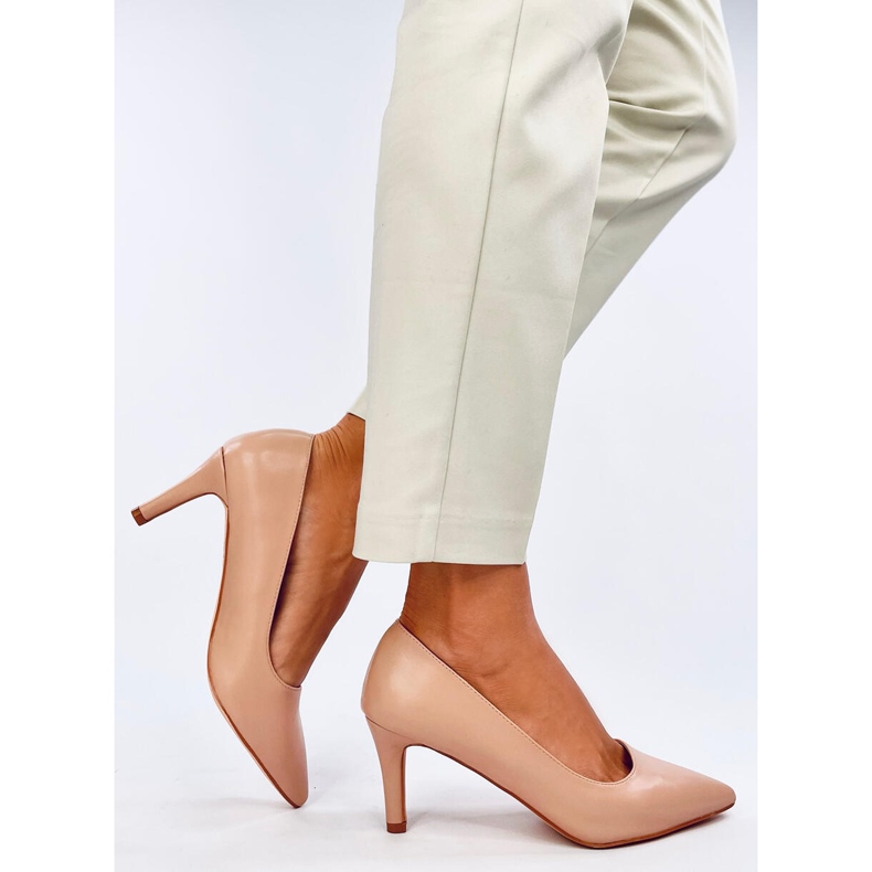 Greave Nude-Pumps mit niedrigem Absatz beige 2
