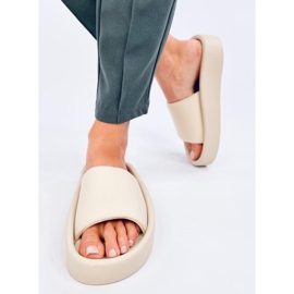 Weiche Damenhausschuhe Fontes Beige 1