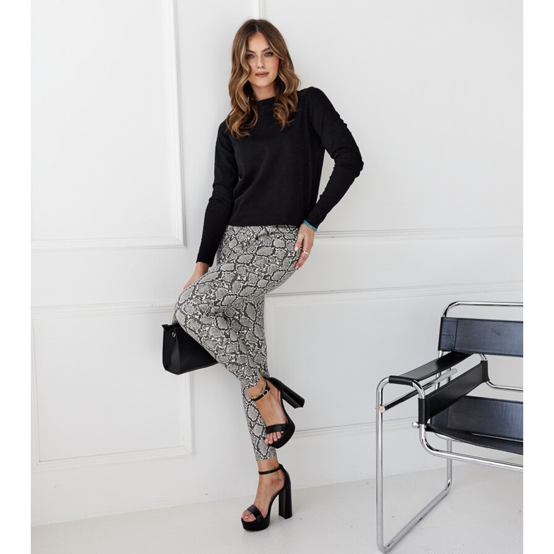 Schwarze Sille-Sandalen mit hohen Absätzen 1