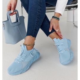 Blaue, leichte Sport-Sneaker von Faruz 1