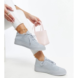 Graue, leichte Sport-Sneaker von Senaida 1