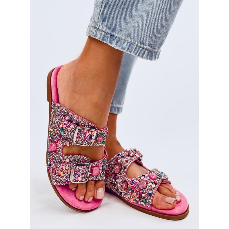 Coult Fuchsia-Stein-Flip-Flops rosa 1