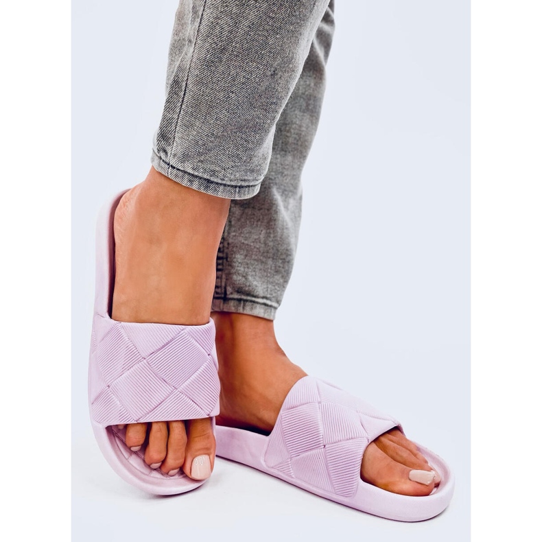 Lottner Lila Gummipantoletten rosa 2