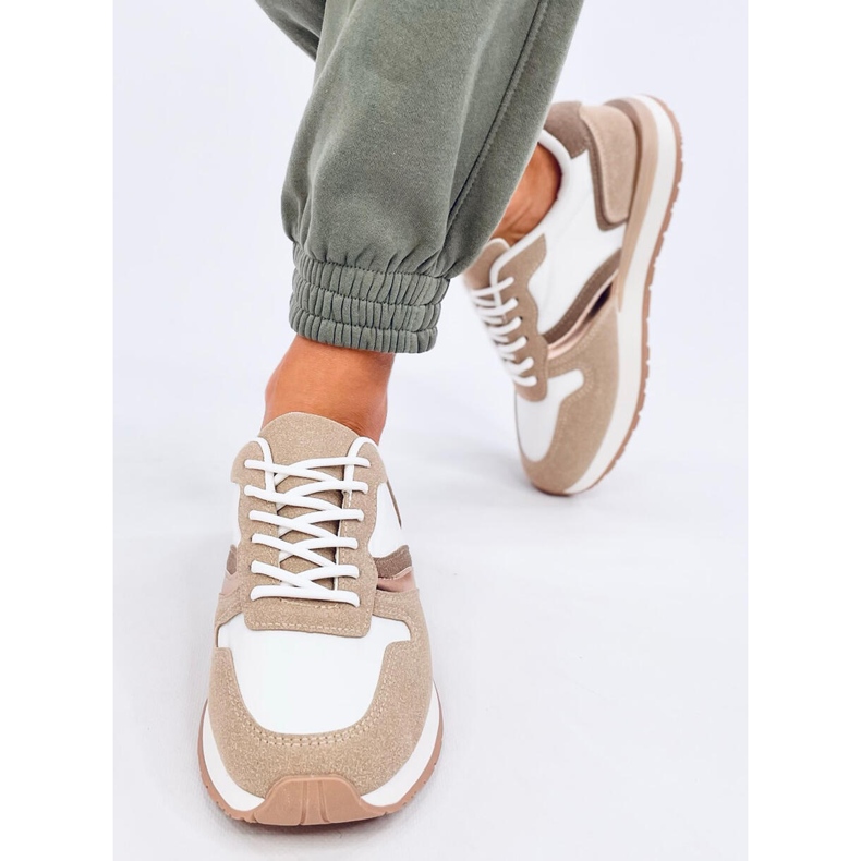 Carthy Khaki Damen-Sneaker weiß 1