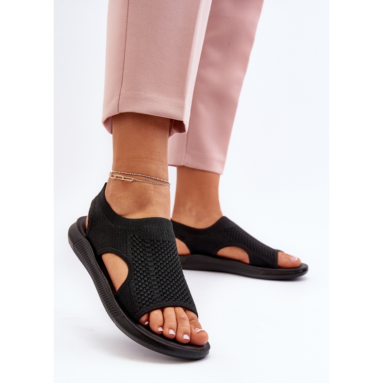 Damen Sportsandalen Schwarz Cesys 2