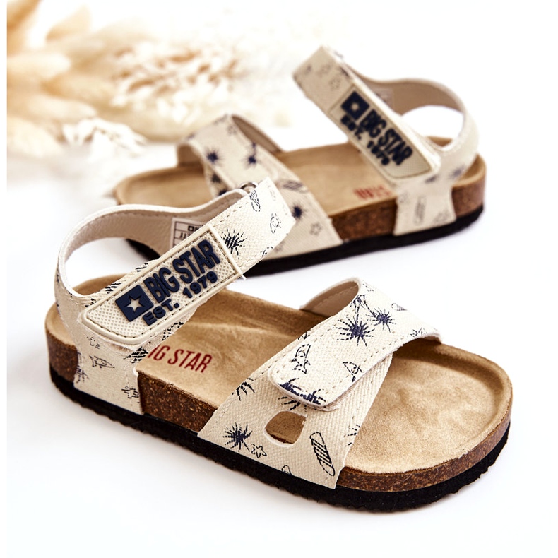 Kindersandalen Big Star JJ374379 Beige weiß 4