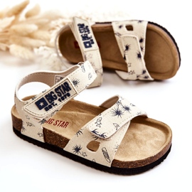 Kindersandalen Big Star JJ374379 Beige weiß 3