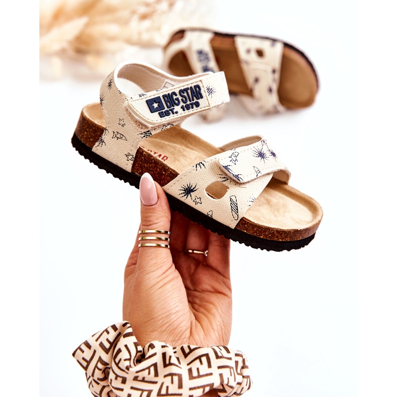 Kindersandalen Big Star JJ374379 Beige weiß 1
