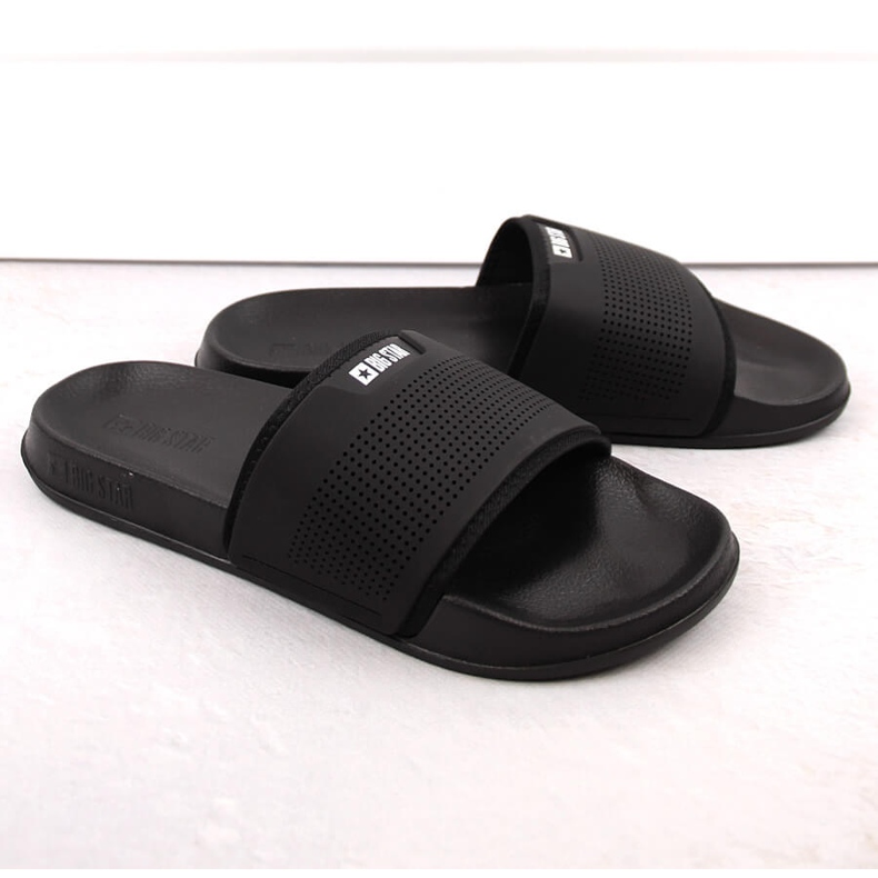 Schwarze Sport-Flip-Flops für Herren Big Star NN174694 1