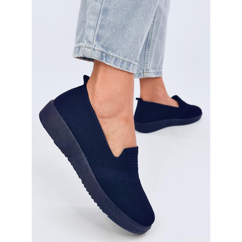 Combe Navy Sockensneaker blau 2