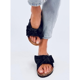 Mossschwarze Korkhausschuhe 1