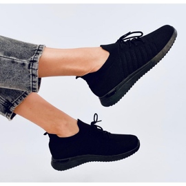 Sharpe Black Socken-Sportschuhe schwarz 2