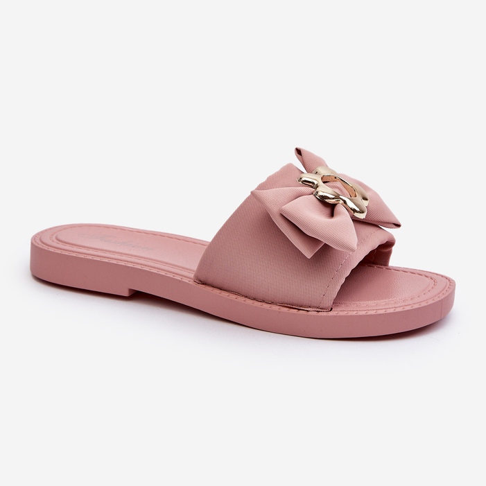 Damen-Flip-Flops mit Schleife, rosa Arsicada 1