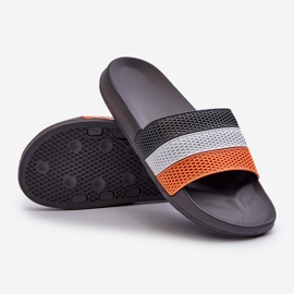 Klassische Herren-Flip-Flops mit Riemen, Grau, Sylri 1