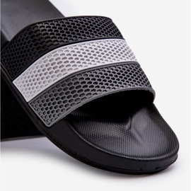 Klassische Herren-Flip-Flops mit Riemen, Schwarz, Sylri 2