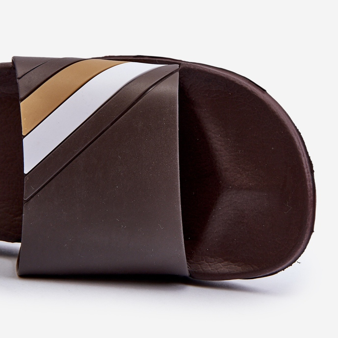 FK1 Klassische helle Herren-Flip-Flops in Braun von Bemostom 1