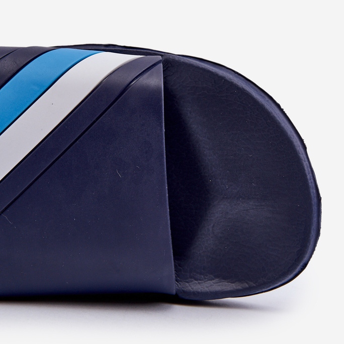 Klassische leichte Herren-Flip-Flops, Marineblau, Bemostom 1