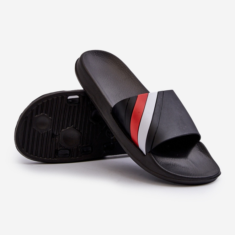 Bemostom Classic Lightweight Herren-Flip-Flops, Schwarz 1