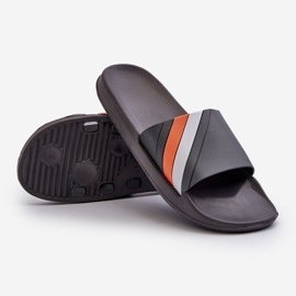 Klassische leichte Herren-Flip-Flops in Grau von Bemostom 1