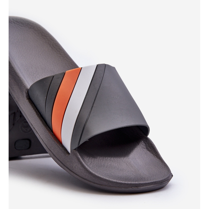 Klassische leichte Herren-Flip-Flops in Grau von Bemostom 2