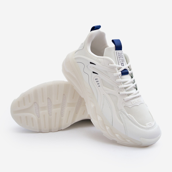 Herren Sneakers HI-POLY System Big Star Sportschuhe NN174383 Weiß 2