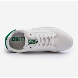 Niedrige Herren-Sneaker aus Öko-Leder Big Star NN174280 Weiß 7