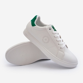 Niedrige Herren-Sneaker aus Öko-Leder Big Star NN174280 Weiß 3