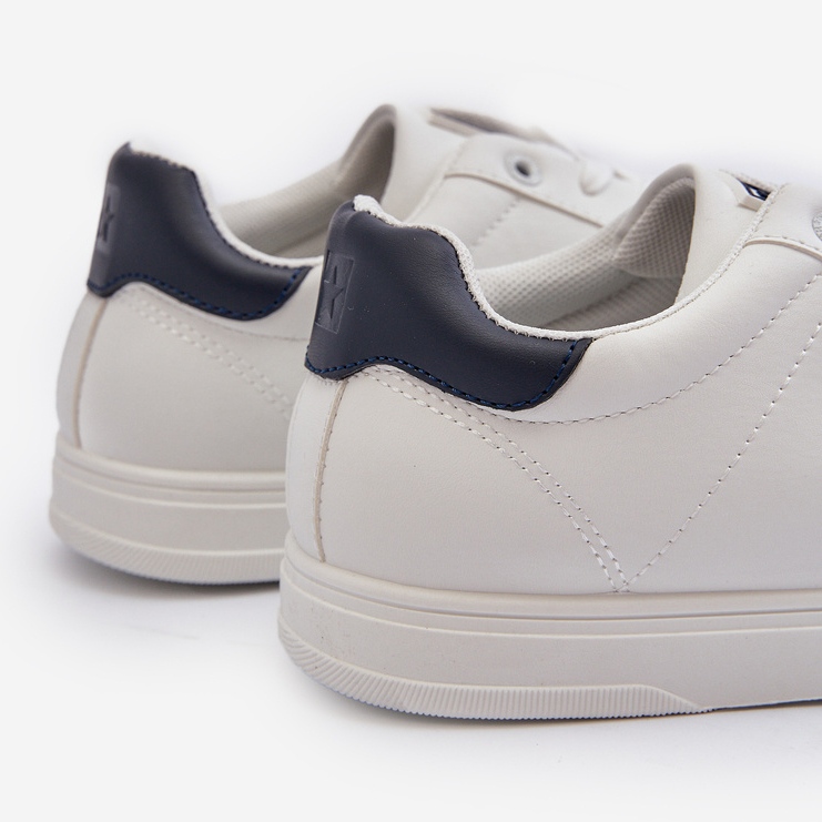 Niedrige Herren-Sneaker aus Öko-Leder Big Star NN174282 Weiß 1