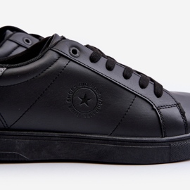 Niedrige Herren-Sneaker aus Öko-Leder Big Star NN174284 Schwarz 1