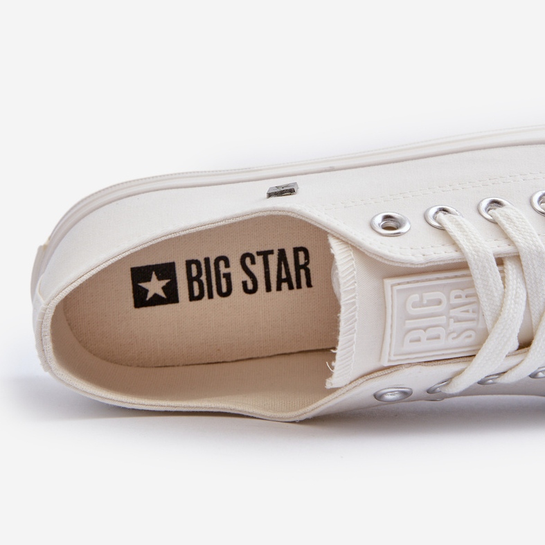 Niedrige Herren-Sneaker Big Star NN174111 Weiß 2