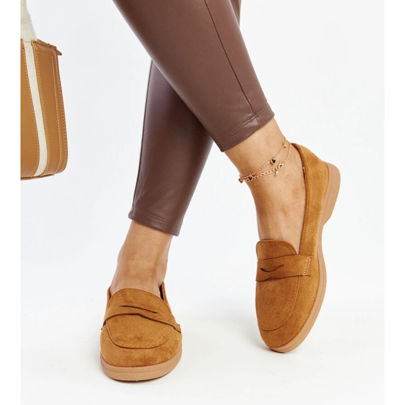 Braune Nibras-Loafer aus Wildleder 1