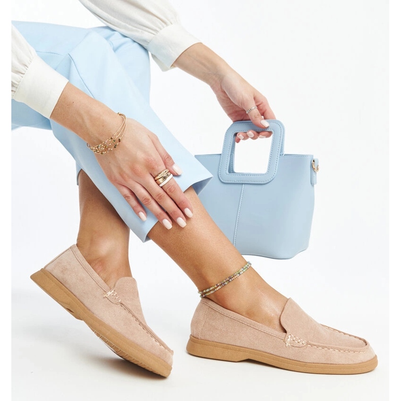 Beige Wildlederschuhe von Rumay 1